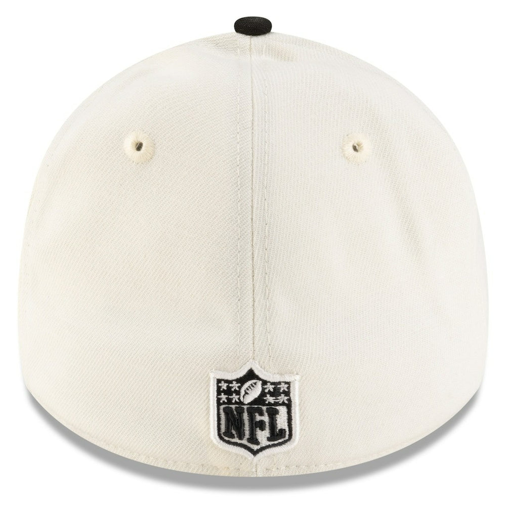 Atlanta Falcons New Era 2025 NFL Draft 39THIRTY Flex Hat - Cream/Black Hats