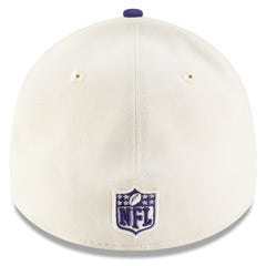 Baltimore Ravens New Era 2025 NFL Draft 39THIRTY Flex Hat - Cream/Purple Hats
