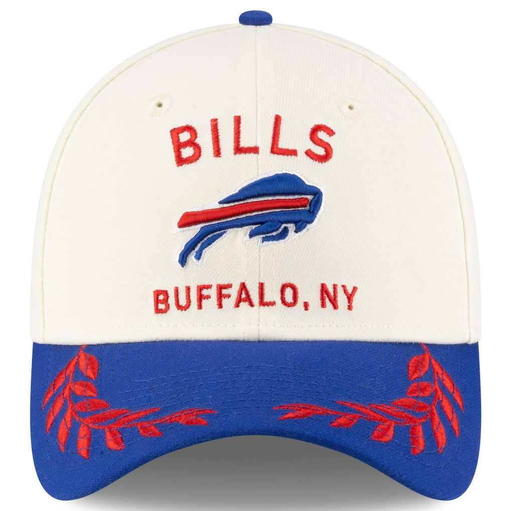 Buffalo Bills New Era 2025 NFL Draft 39THIRTY Flex Hat - Cream/Royal Hats