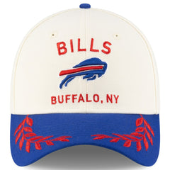 Buffalo Bills New Era 2025 NFL Draft 39THIRTY Flex Hat - Cream/Royal Hats