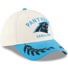 Carolina Panthers New Era 2025 NFL Draft 39THIRTY Flex Hat - Cream/Blue Hats