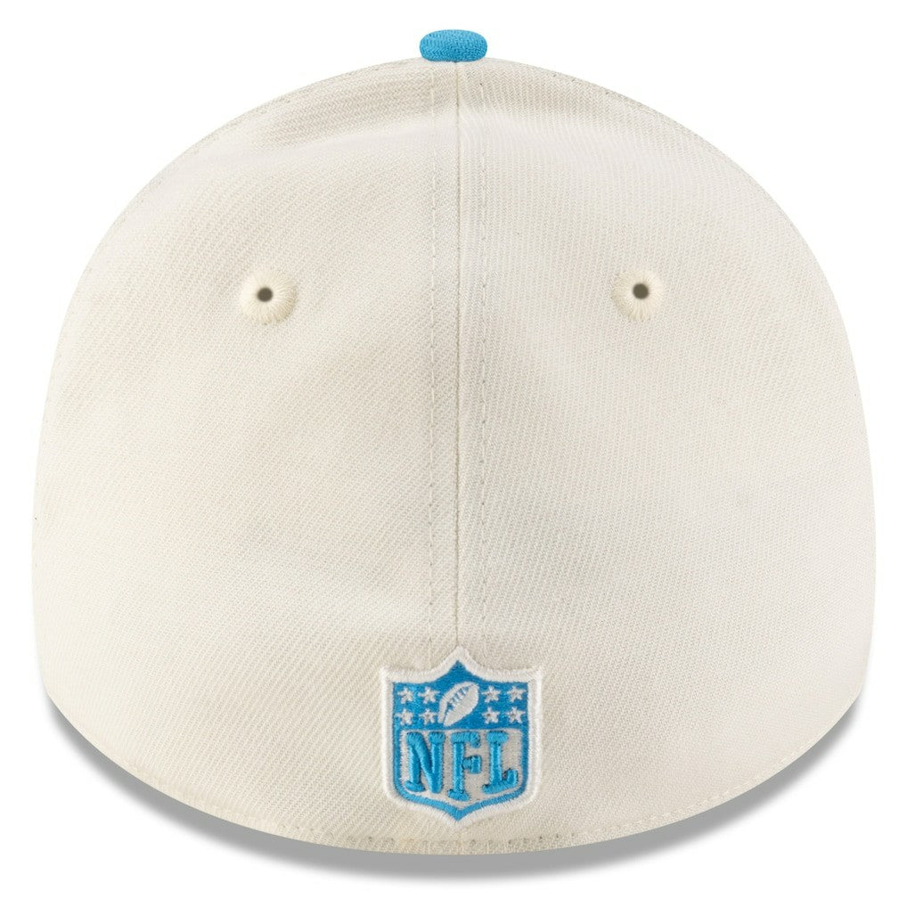 Carolina Panthers New Era 2025 NFL Draft 39THIRTY Flex Hat - Cream/Blue Hats