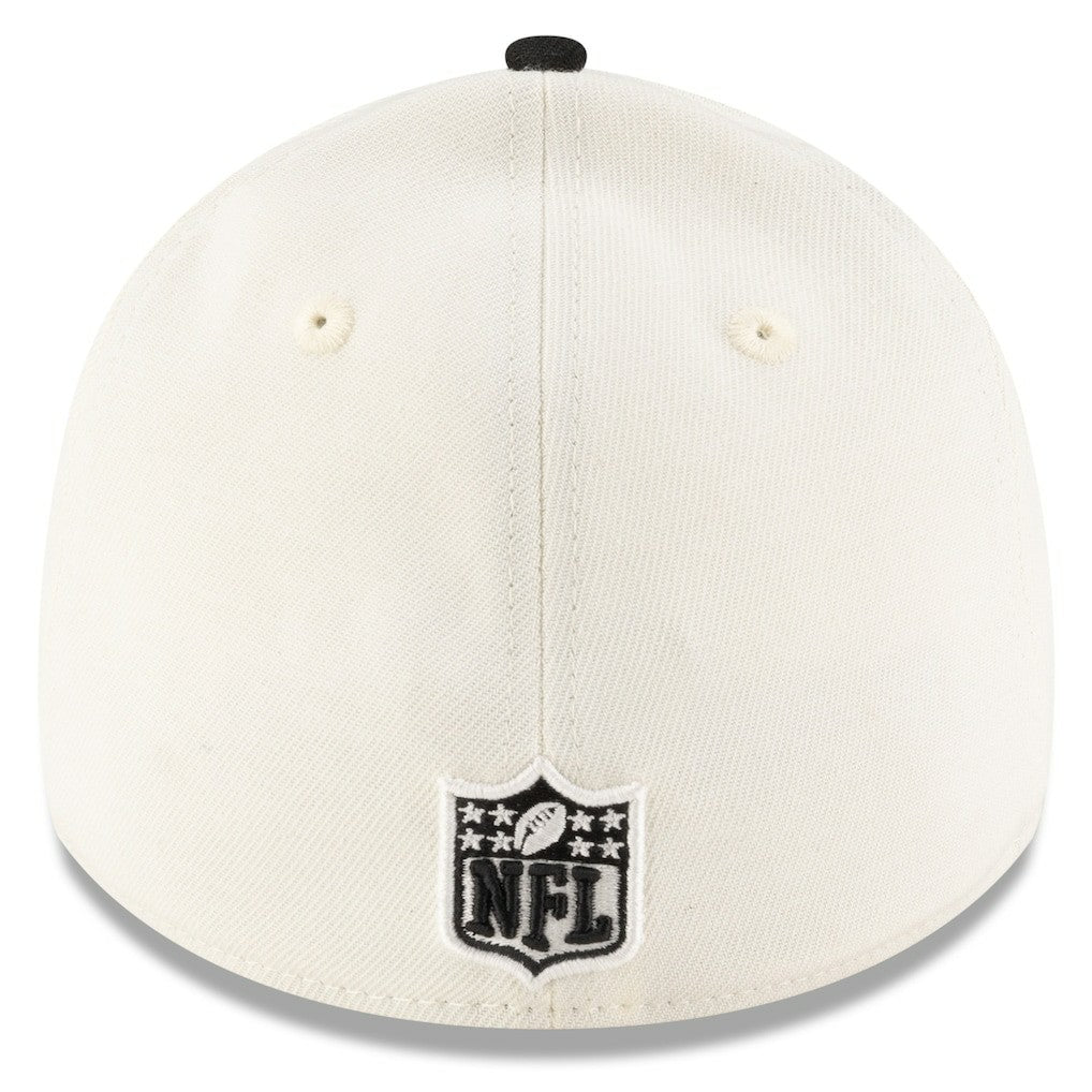 Pittsburgh Steelers New Era 2025 NFL Draft 39THIRTY Flex Hat - Cream/Black Hats