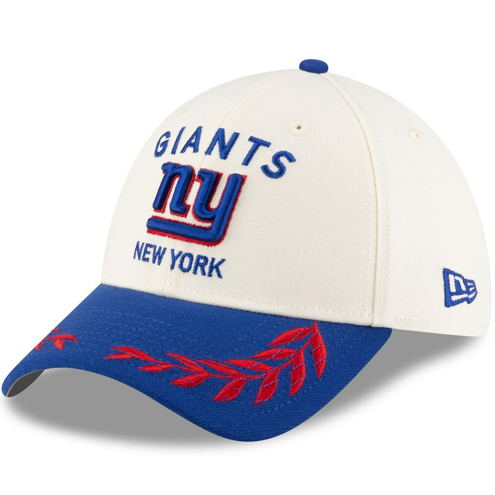 New York Giants New Era 2025 NFL Draft 39THIRTY Flex Hat - Cream/Royal Hats