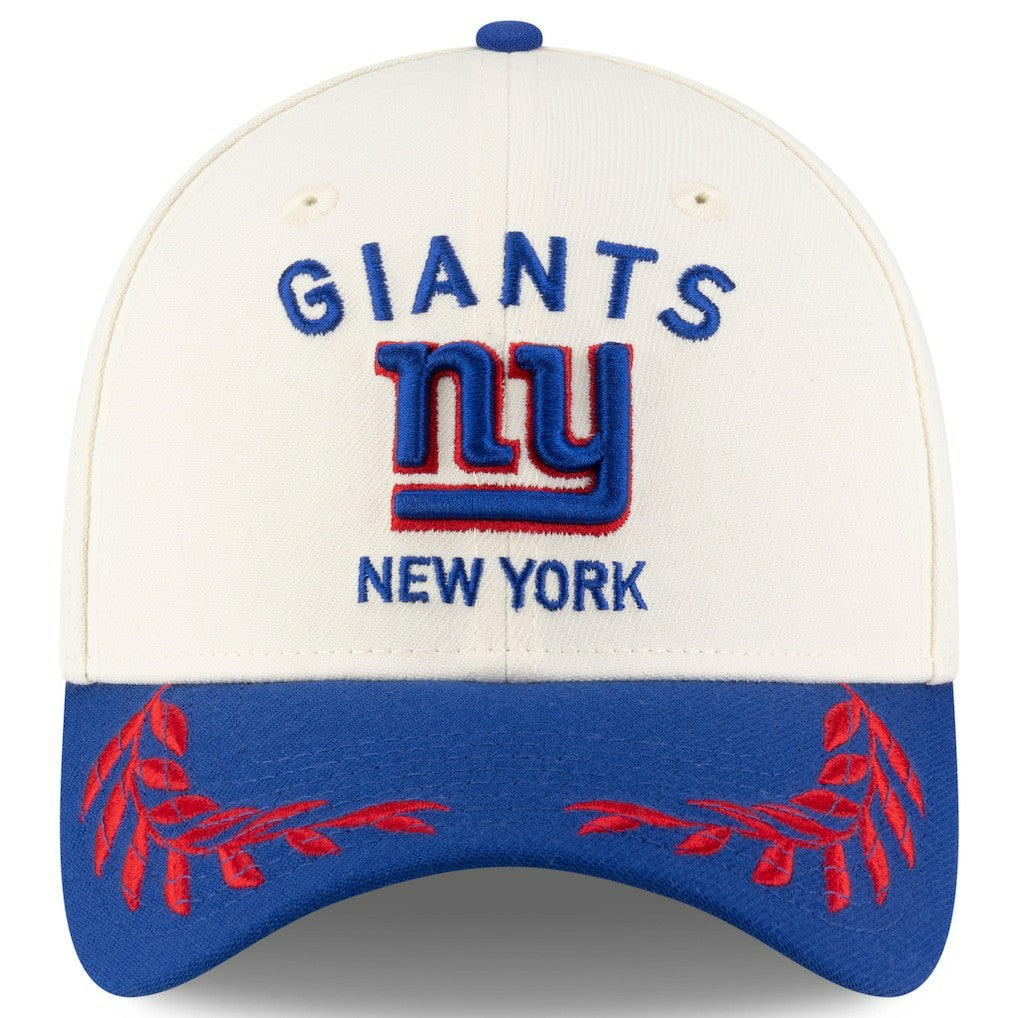 New York Giants New Era 2025 NFL Draft 39THIRTY Flex Hat - Cream/Royal Hats