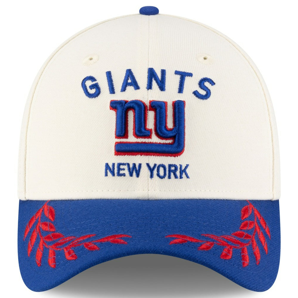 New York Giants New Era 2025 NFL Draft 39THIRTY Flex Hat - Cream/Royal Hats