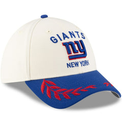 New York Giants New Era 2025 NFL Draft 39THIRTY Flex Hat - Cream/Royal Hats