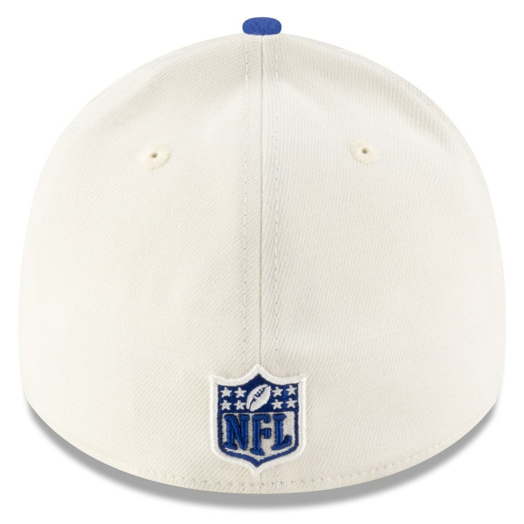 New York Giants New Era 2025 NFL Draft 39THIRTY Flex Hat - Cream/Royal Hats