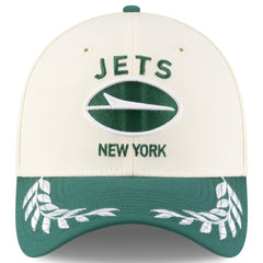 New York Jets New Era 2025 NFL Draft 39THIRTY Flex Hat - Cream/Green Hats