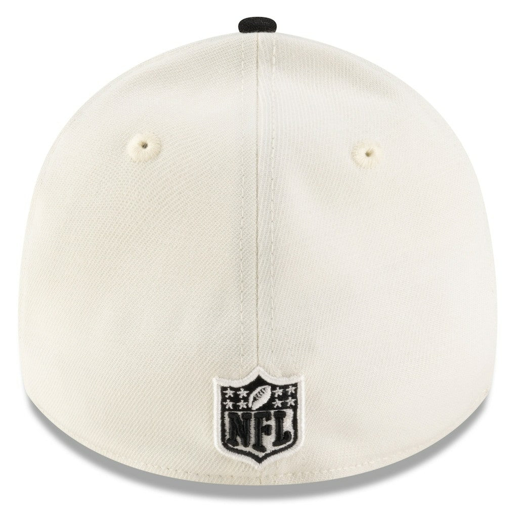 New Orleans Saints New Era 2025 NFL Draft 39THIRTY Flex Hat - Cream/Black Hats