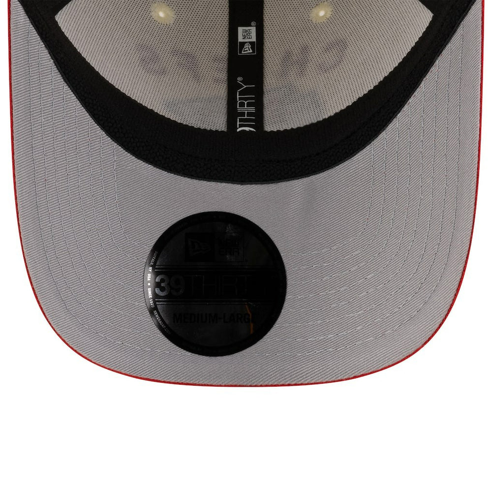 Kansas City Chiefs New Era 2025 NFL Draft 39THIRTY Flex Hat - Cream/Red Hats