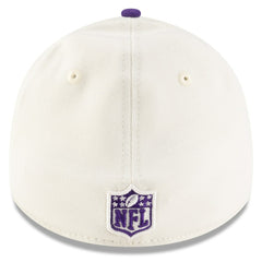 Minnesota Vikings New Era 2025 NFL Draft 39THIRTY Flex Hat - Cream/Purple Hats