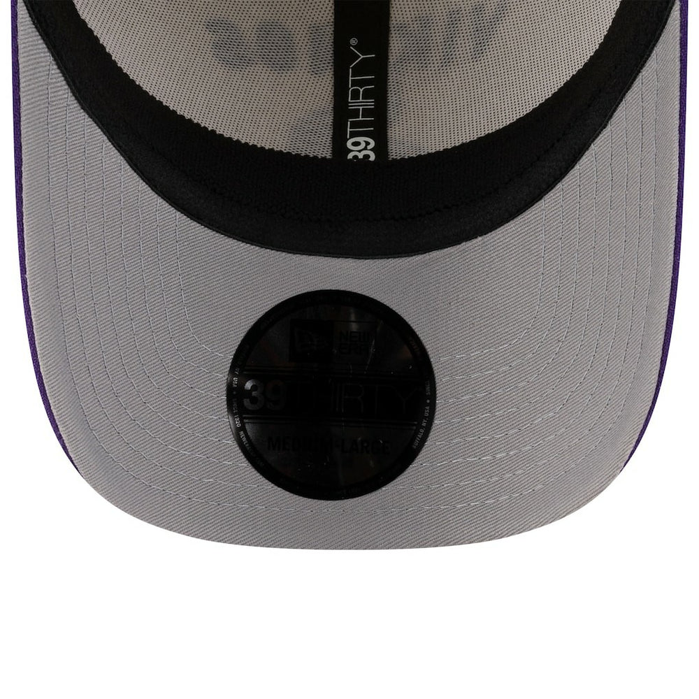 Minnesota Vikings New Era 2025 NFL Draft 39THIRTY Flex Hat - Cream/Purple Hats