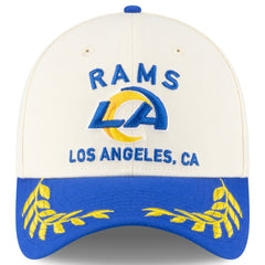 Los Angeles Rams New Era 2025 NFL Draft 39THIRTY Flex Hat - Cream/Royal Hats