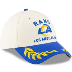 Los Angeles Rams New Era 2025 NFL Draft 39THIRTY Flex Hat - Cream/Royal Hats