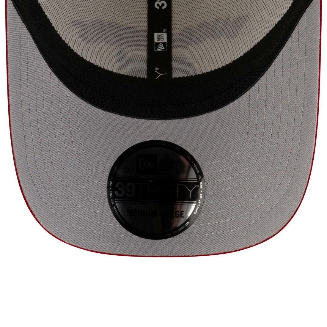 Tampa Bay Buccaneers New Era 2025 NFL Draft 39THIRTY Flex Hat - Cream/Red Hats