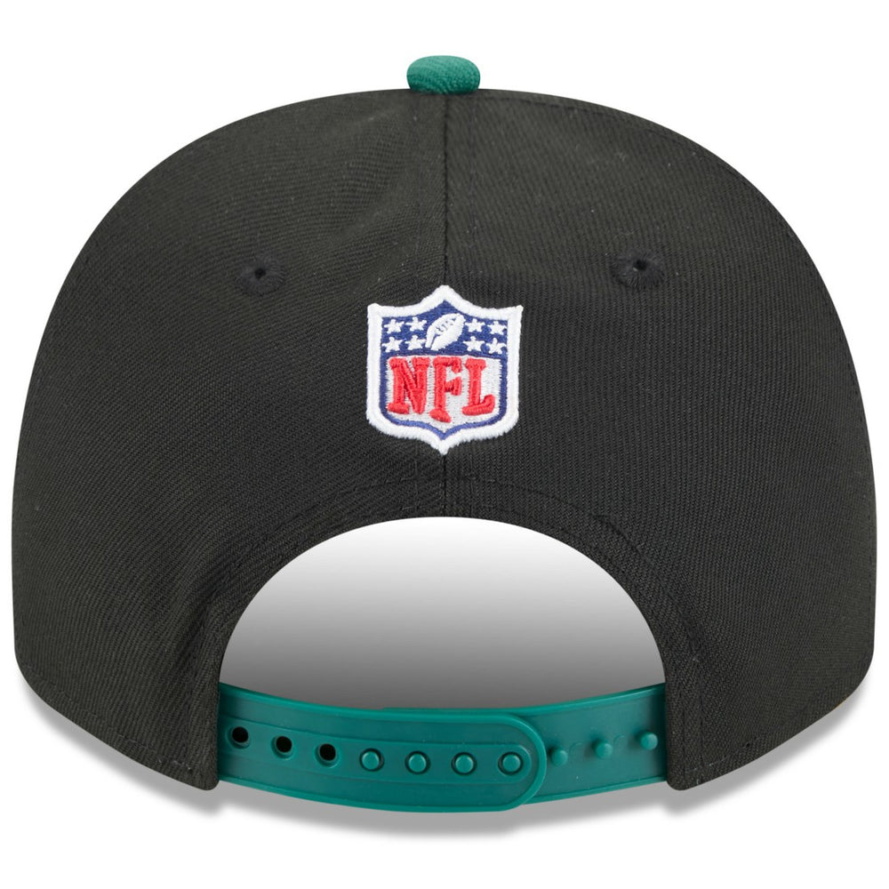 New York Jets New Era Youth 2025 NFL Draft A-Frame 9FIFTY Snapback Hat - Black/Green Hats