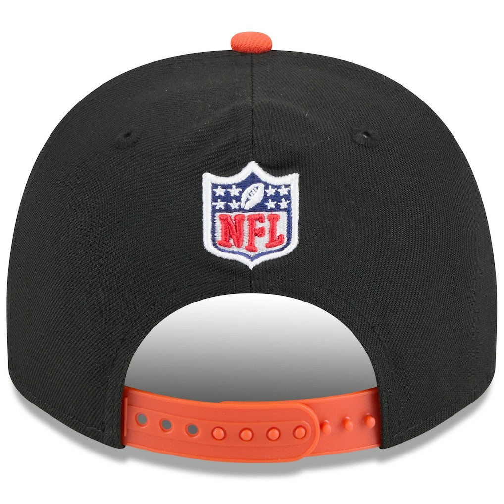 Cincinnati Bengals New Era Youth 2025 NFL Draft A-Frame 9FIFTY Snapback Hat - Black/Orange Hats