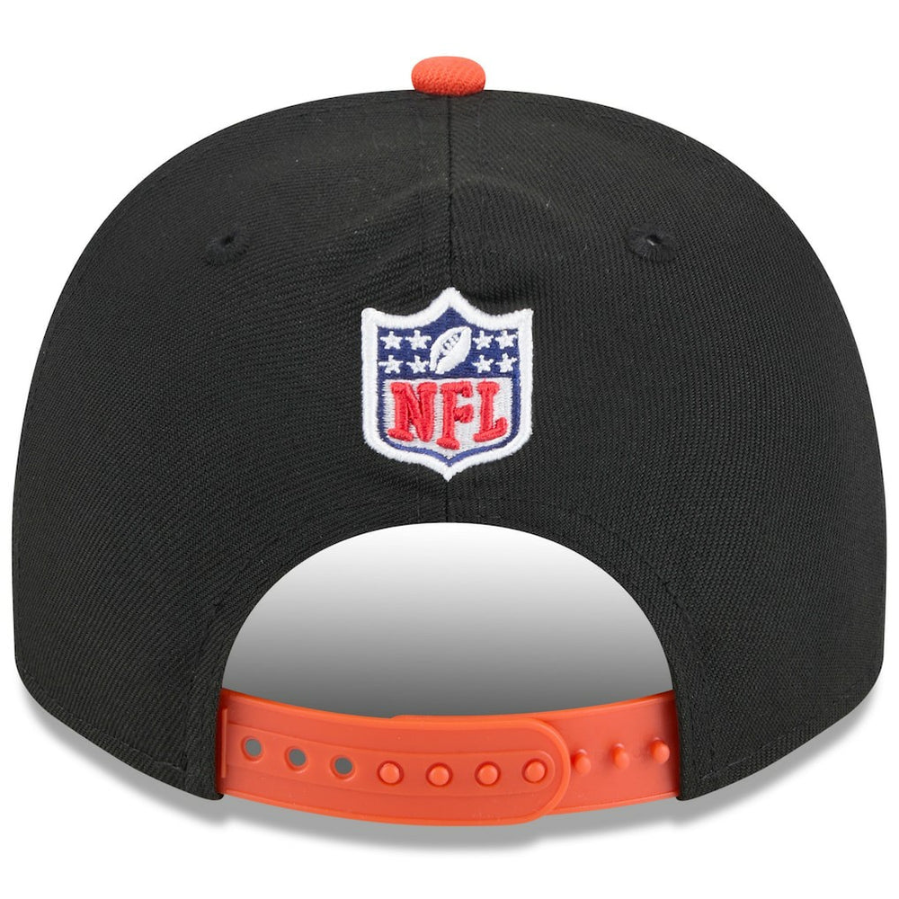 Cincinnati Bengals New Era Youth 2025 NFL Draft A-Frame 9FIFTY Snapback Hat - Black/Orange Hats