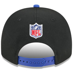 Buffalo Bills New Era Youth 2025 NFL Draft A-Frame 9FIFTY Snapback Hat - Black/Royal Hats