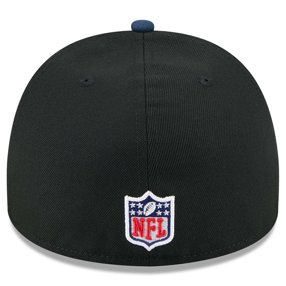 Dallas Cowboys New Era 2025 NFL Draft On Stage A-Frame 59FIFTY Fitted Hat - Black/Navy Hats