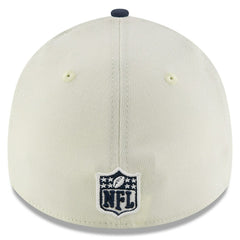 Dallas Cowboys New Era 2025 NFL Draft 39THIRTY Flex Hat - Cream/Navy Hats