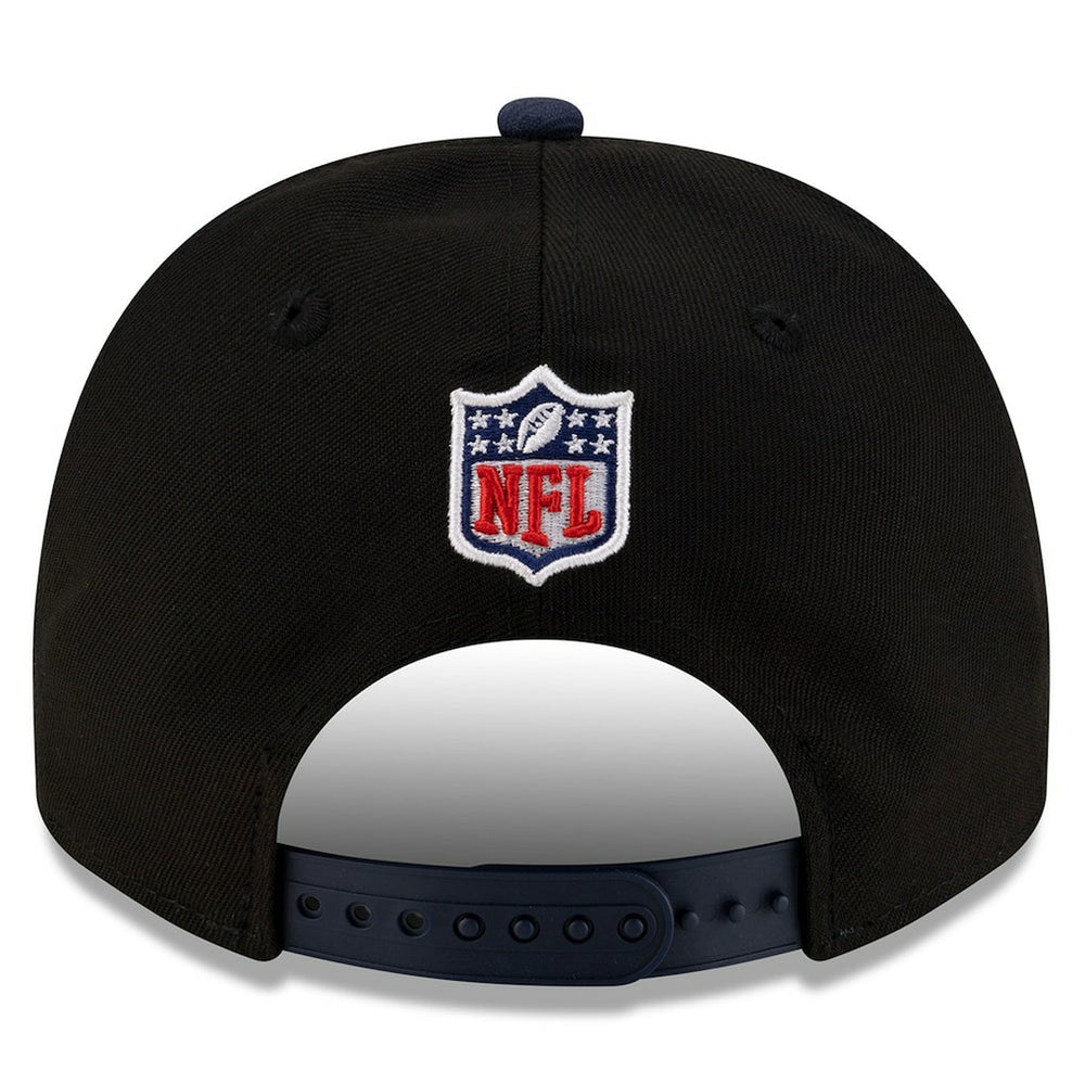 Dallas Cowboys New Era Youth 2025 NFL Draft A-Frame 9FIFTY Snapback Hat - Black/Navy Hats
