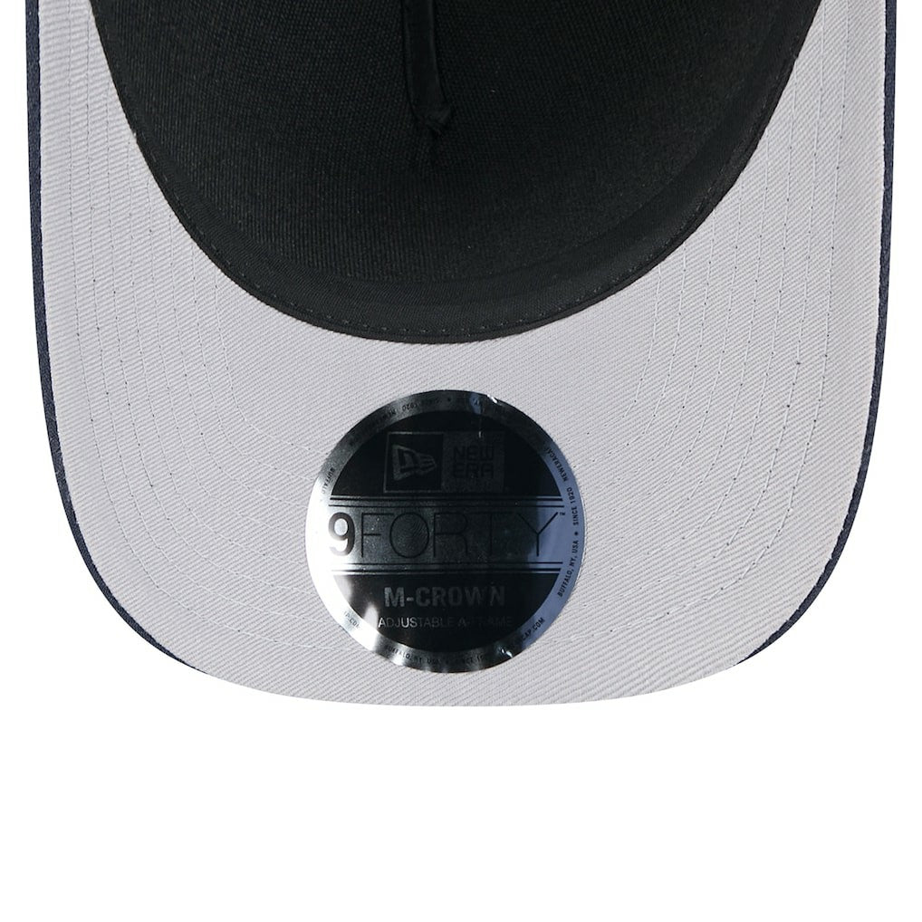 Dallas Cowboys New Era Youth 2025 NFL Draft 9FORTY A-Frame M-Crown Adjustable Hat - Black/Navy Hats