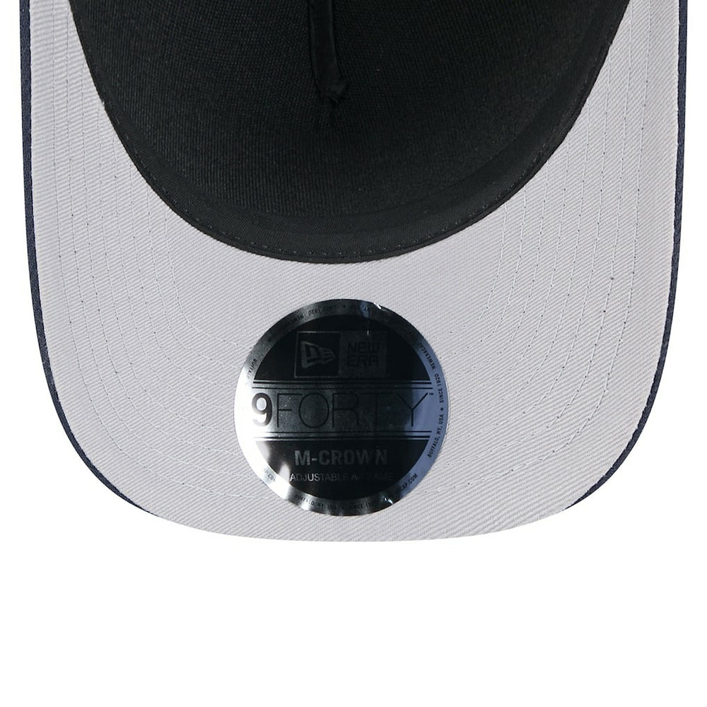 Dallas Cowboys New Era Youth 2025 NFL Draft 9FORTY A-Frame M-Crown Adjustable Hat - Black/Navy Hats