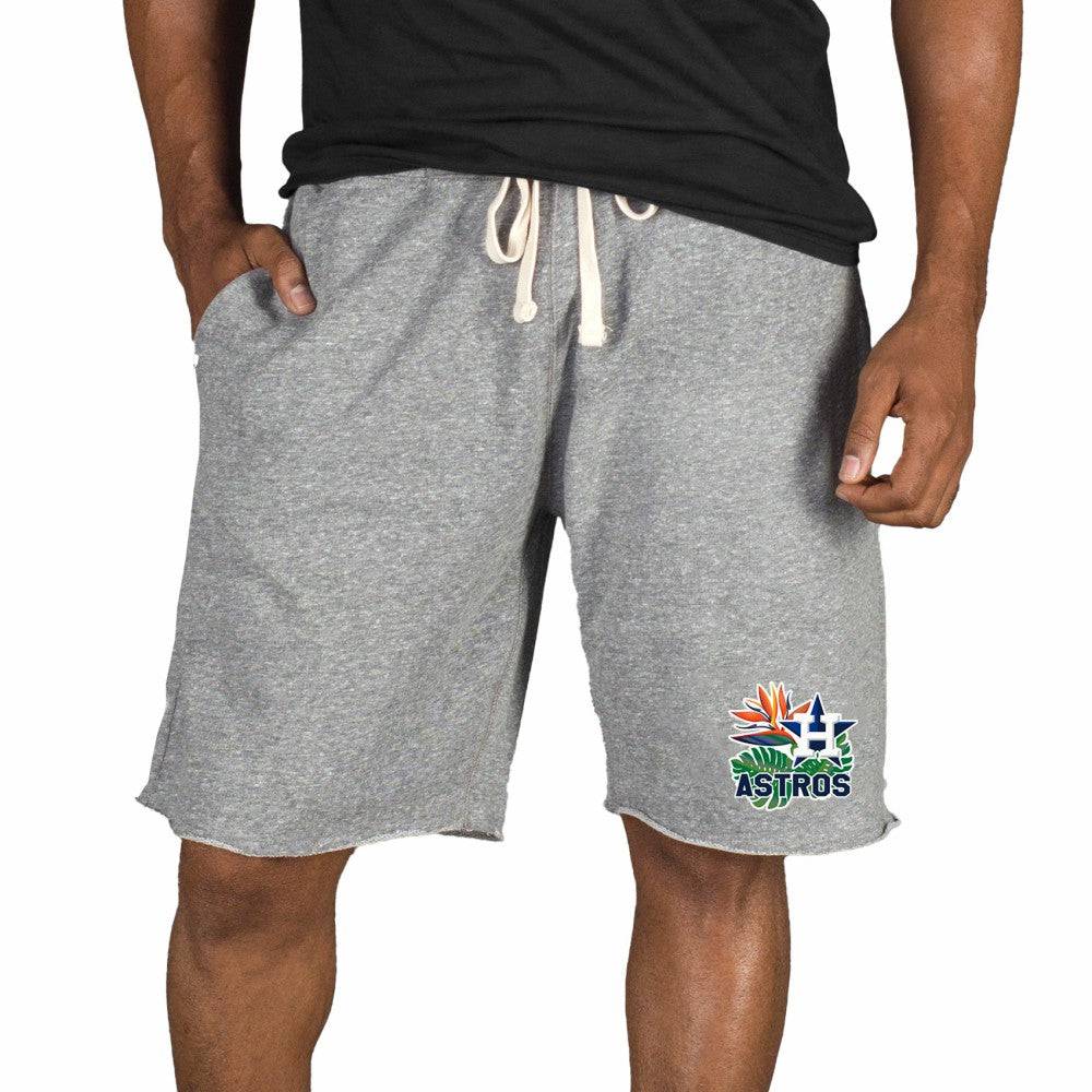 Houston Astros Concepts Sport Mainstream Tri-Blend Shorts - Gray Shorts