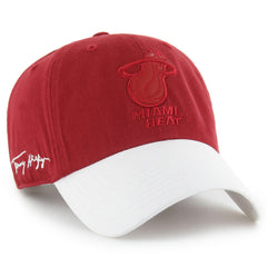Miami Heat '47 x Tommy Hilfiger Courtside Cleanup Adjustable Hat Red/White - 47 brand