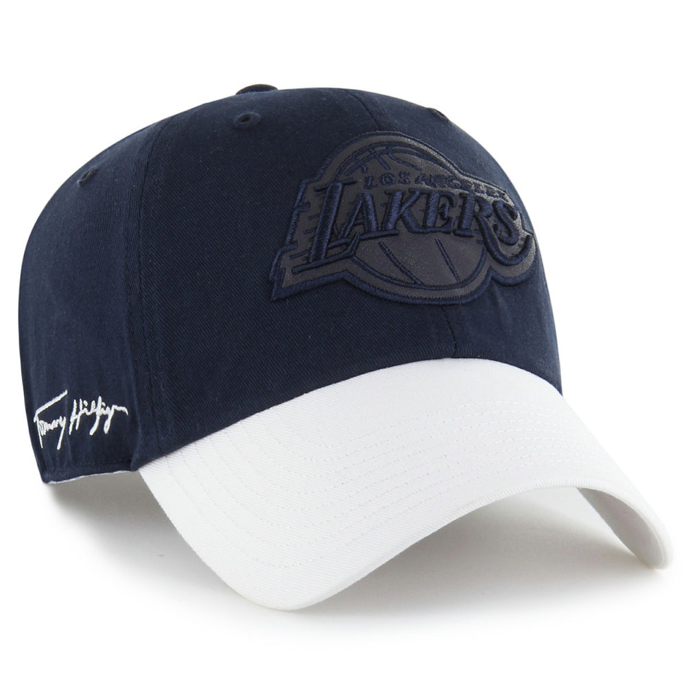 Los Angeles Lakers '47 x Tommy Hilfiger Courtside Cleanup Adjustable Hat Navy/White - 47 brand