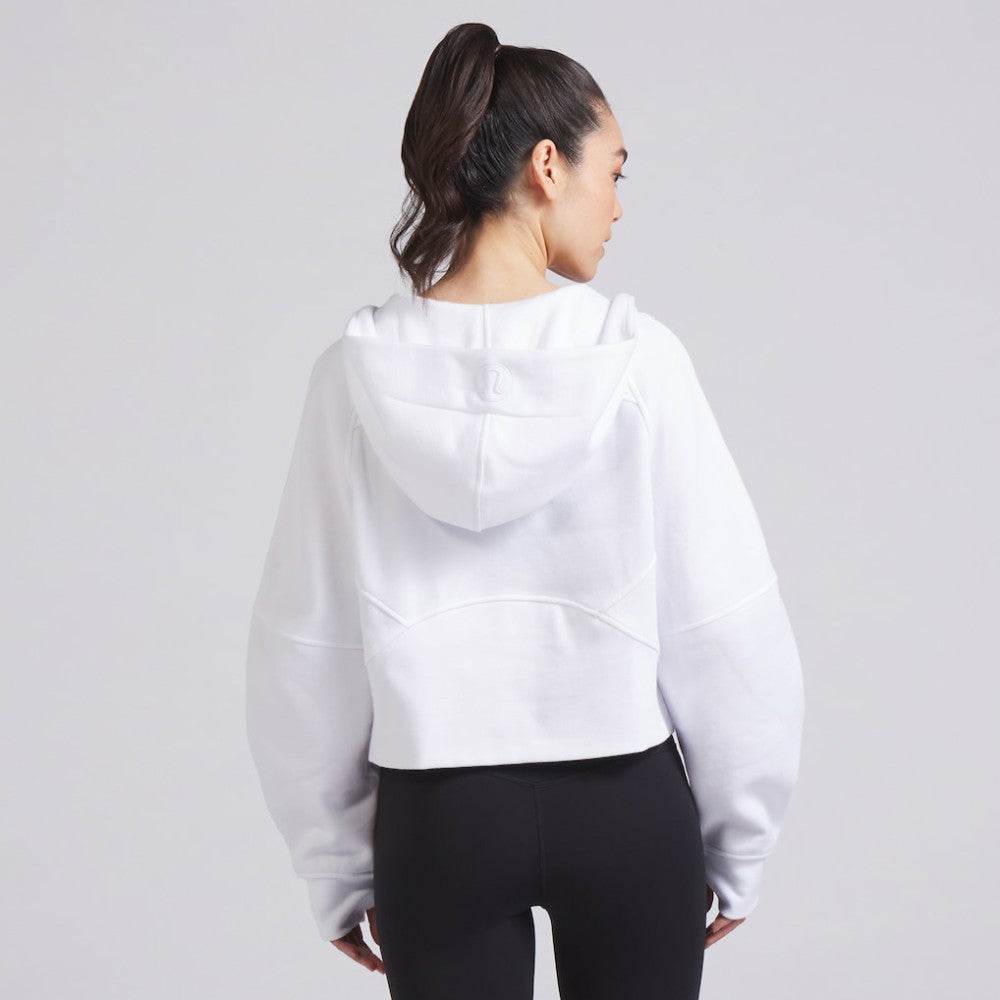 Vancouver Canucks lululemon Women's Scuba Oversized Half-Zip Hoodie - White | US 202151258