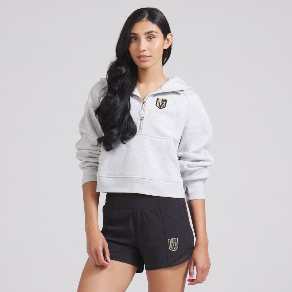 Vegas Golden Knights lululemon Women's Scuba Oversized Half-Zip Hoodie - Heathered Core Ultra Light Grey | US 202151261
