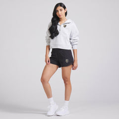 Vegas Golden Knights lululemon Women's Scuba Oversized Half-Zip Hoodie - Heathered Core Ultra Light Grey | US 202151261