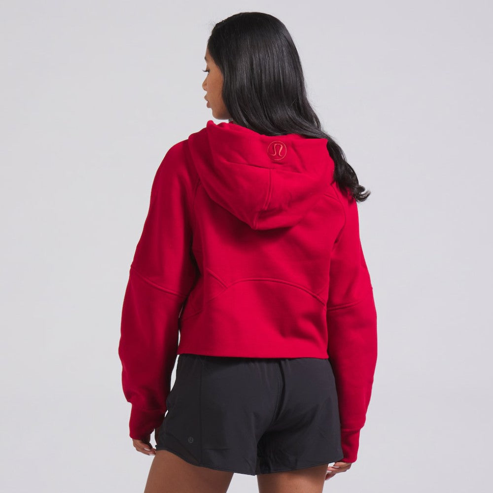 Montreal Canadiens lululemon Women's Scuba Oversized Half-Zip Hoodie - True Red | US 202151263