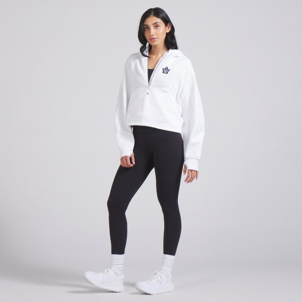 Toronto Maple Leafs lululemon Women's Scuba Oversized Half-Zip Hoodie - White | US 202151273
