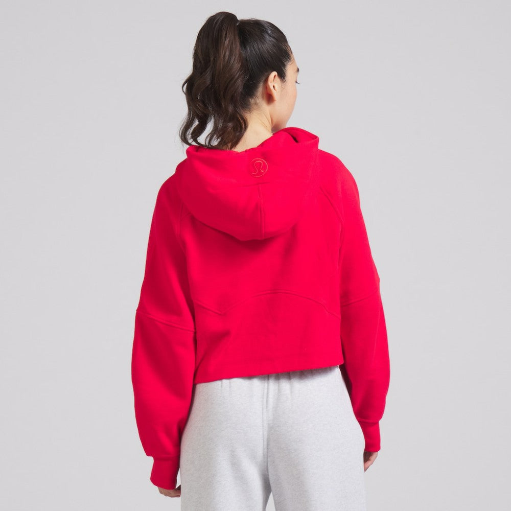 Detroit Red Wings lululemon Women's Scuba Oversized Half-Zip Hoodie - True Red | US 202151275