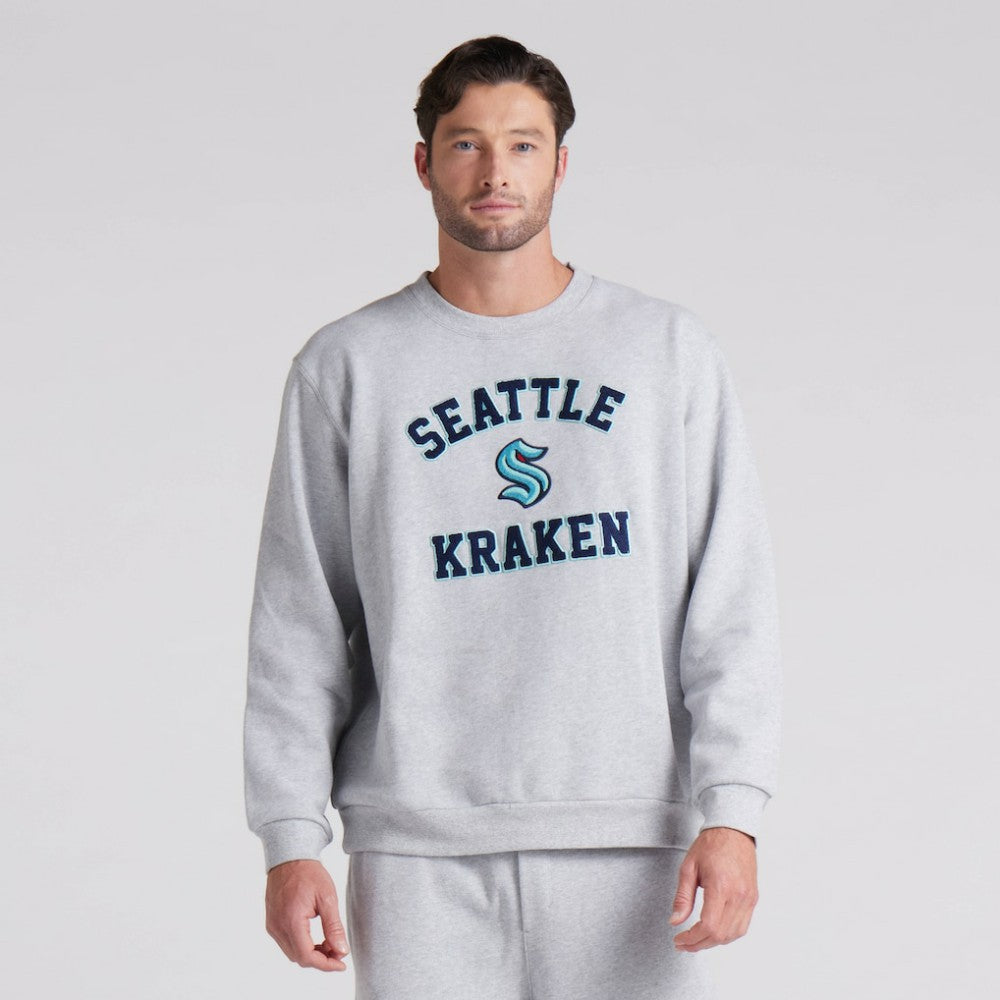 Seattle Kraken lululemon Steady State Crew - Heathered Core Ultra Light Grey | US 202151302