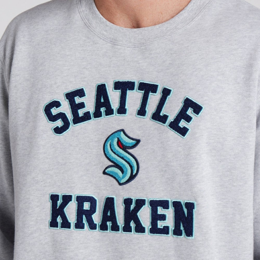 Seattle Kraken lululemon Steady State Crew - Heathered Core Ultra Light Grey | US 202151302