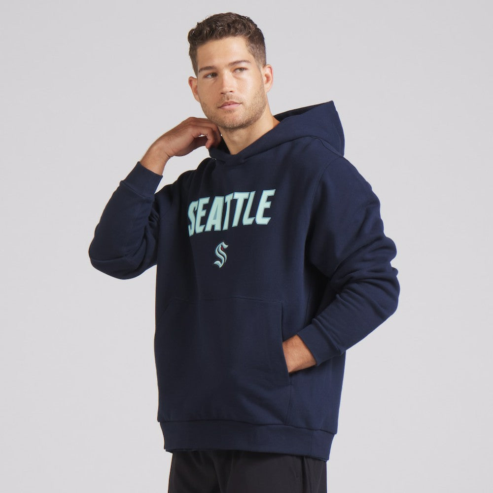 Seattle Kraken lululemon Steady State Pullover Hoodie - True Navy | US 202151361