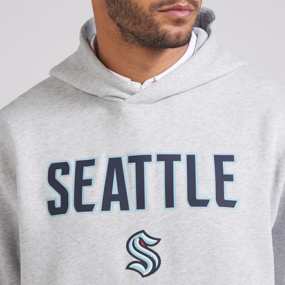 Seattle Kraken lululemon Steady State Pullover Hoodie - Heathered Silver Drop | US 202151362