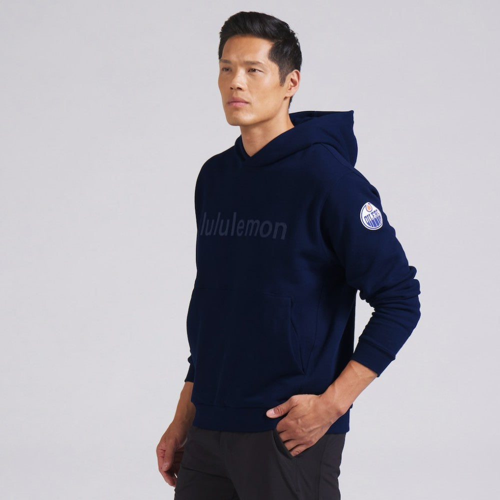 Edmonton Oilers lululemon Steady State Pullover Hoodie - True Navy | US 202151366