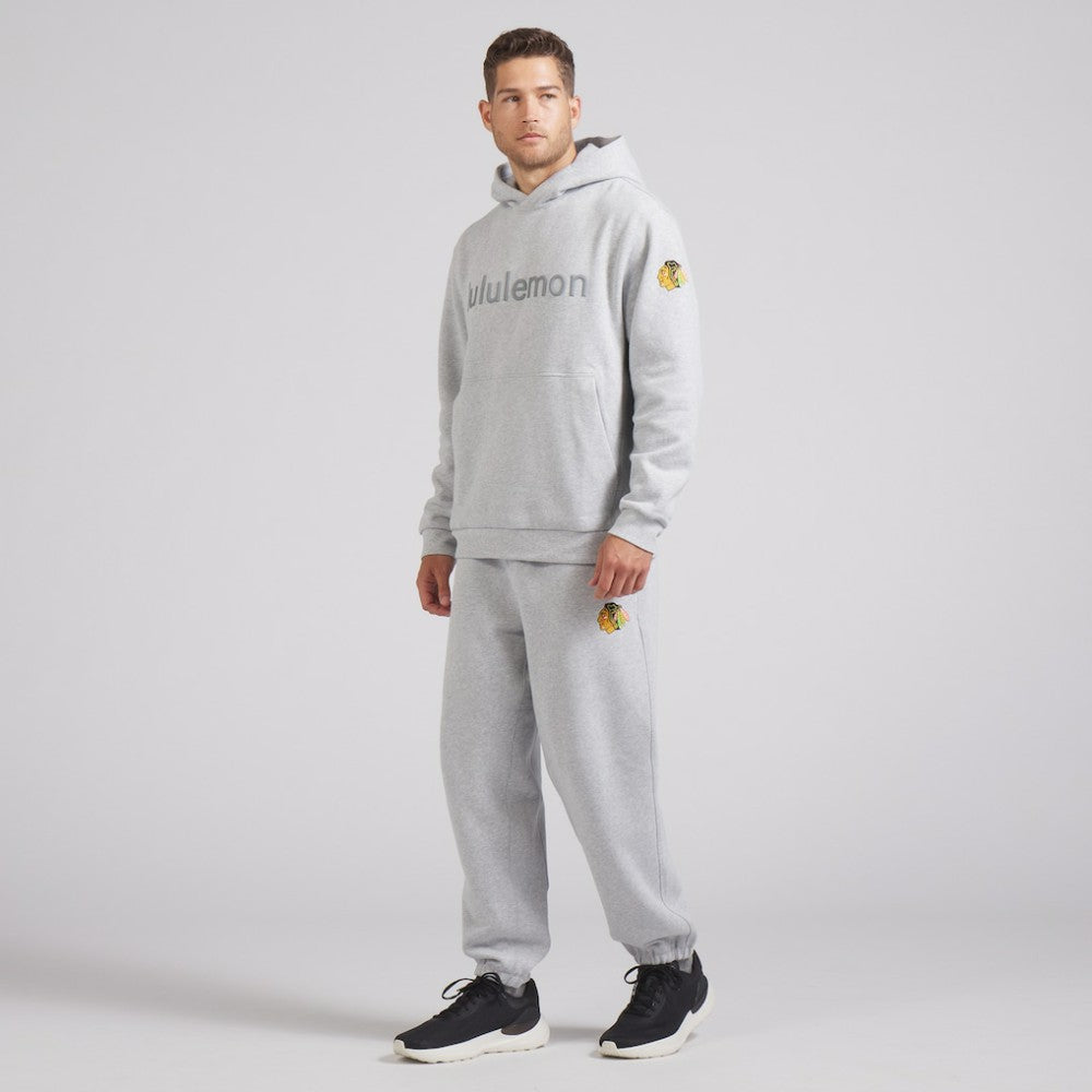 Chicago Blackhawks lululemon Steady State Pullover Hoodie - Heathered Silver Drop | US 202151384