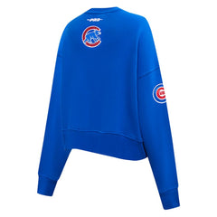 Chicago Cubs Pro Standard Women's Game Day Classics Crewneck Pullover Sweatshirt - Royal Pullover