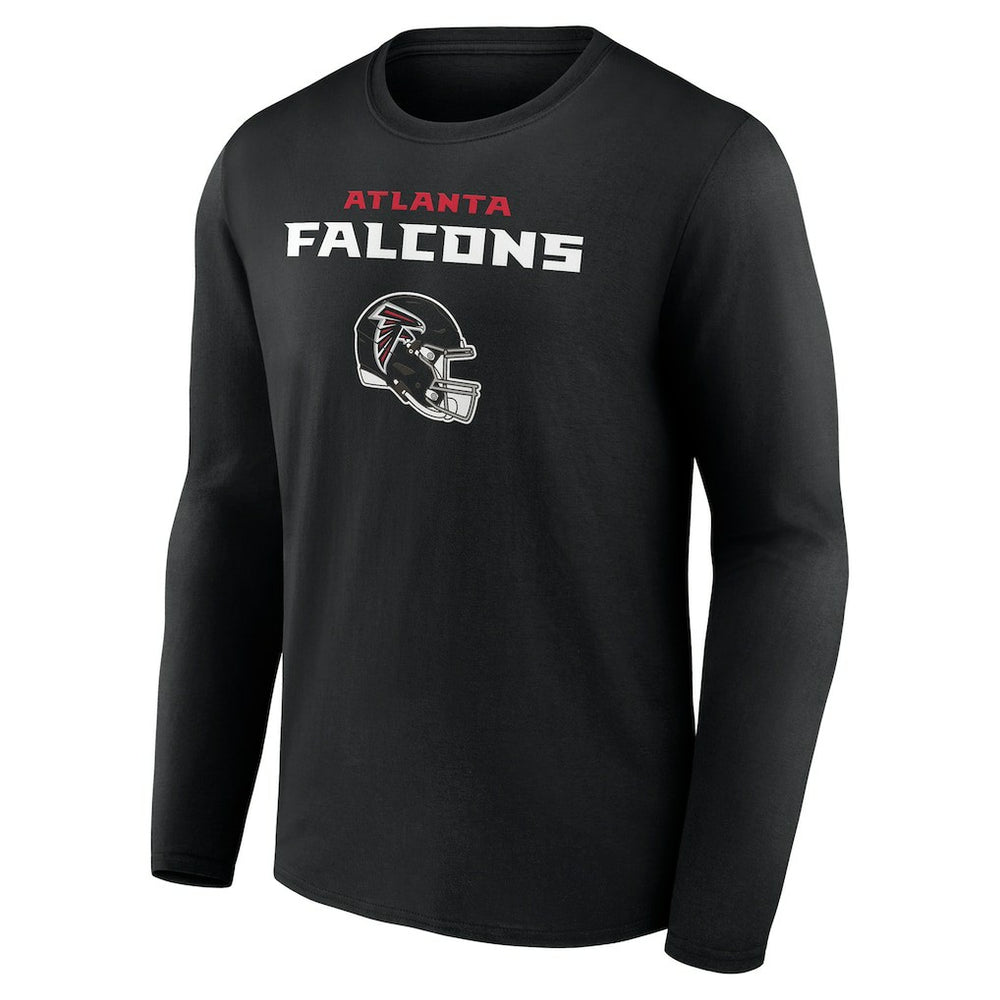 Michael Penix Jr. Atlanta Falcons Name & Number Team Wordmark Long Sleeve T-Shirt - Black T-shirts