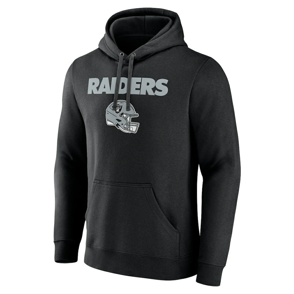 Brock Bowers Las Vegas Raiders Name & Number Team Wordmark Pullover Hoodie - Black Hoodies