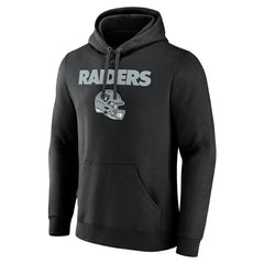 Brock Bowers Las Vegas Raiders Name & Number Team Wordmark Pullover Hoodie - Black Hoodies