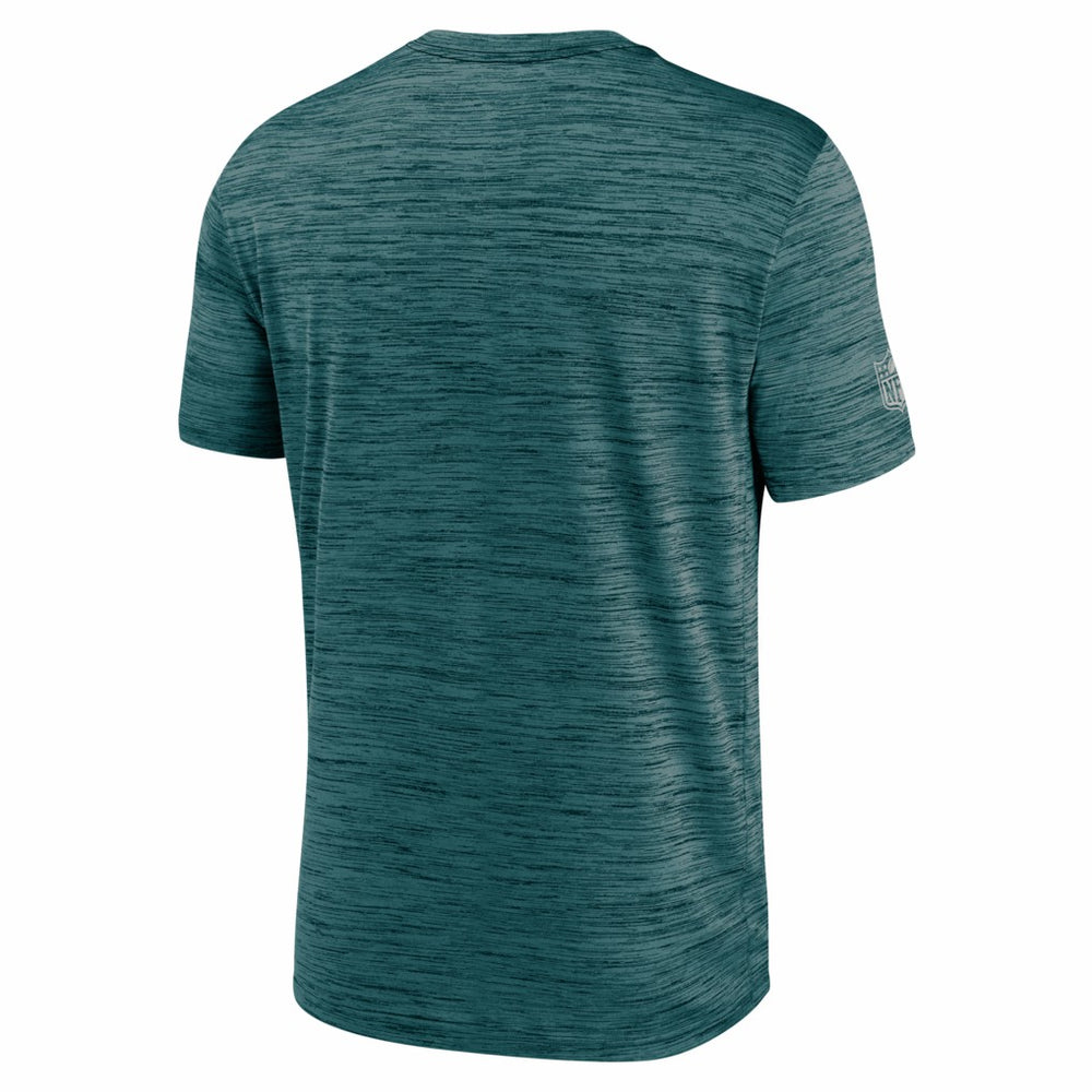 Philadelphia Eagles Big & Tall Sideline Velocity Performance T-Shirt - Midnight Green T-shirts