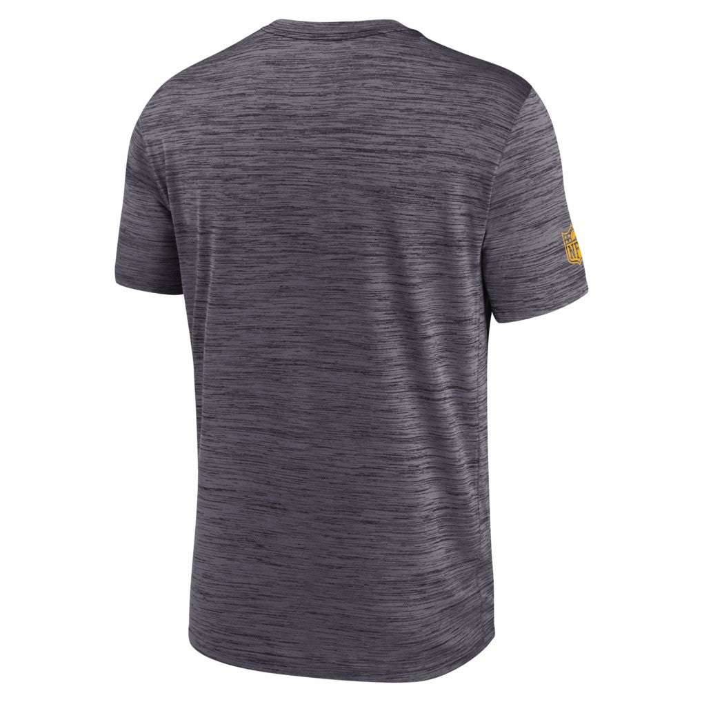 Pittsburgh Steelers Big & Tall Sideline Velocity Performance T-Shirt - Black T-shirts